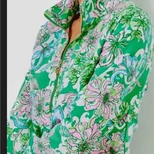 Lilly Pulitzer Vibrant Floral Long Sleeve Top